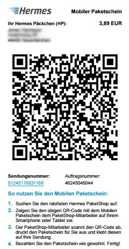 qr-code scannen hermes shop|Hermes mobiler paketschein online.